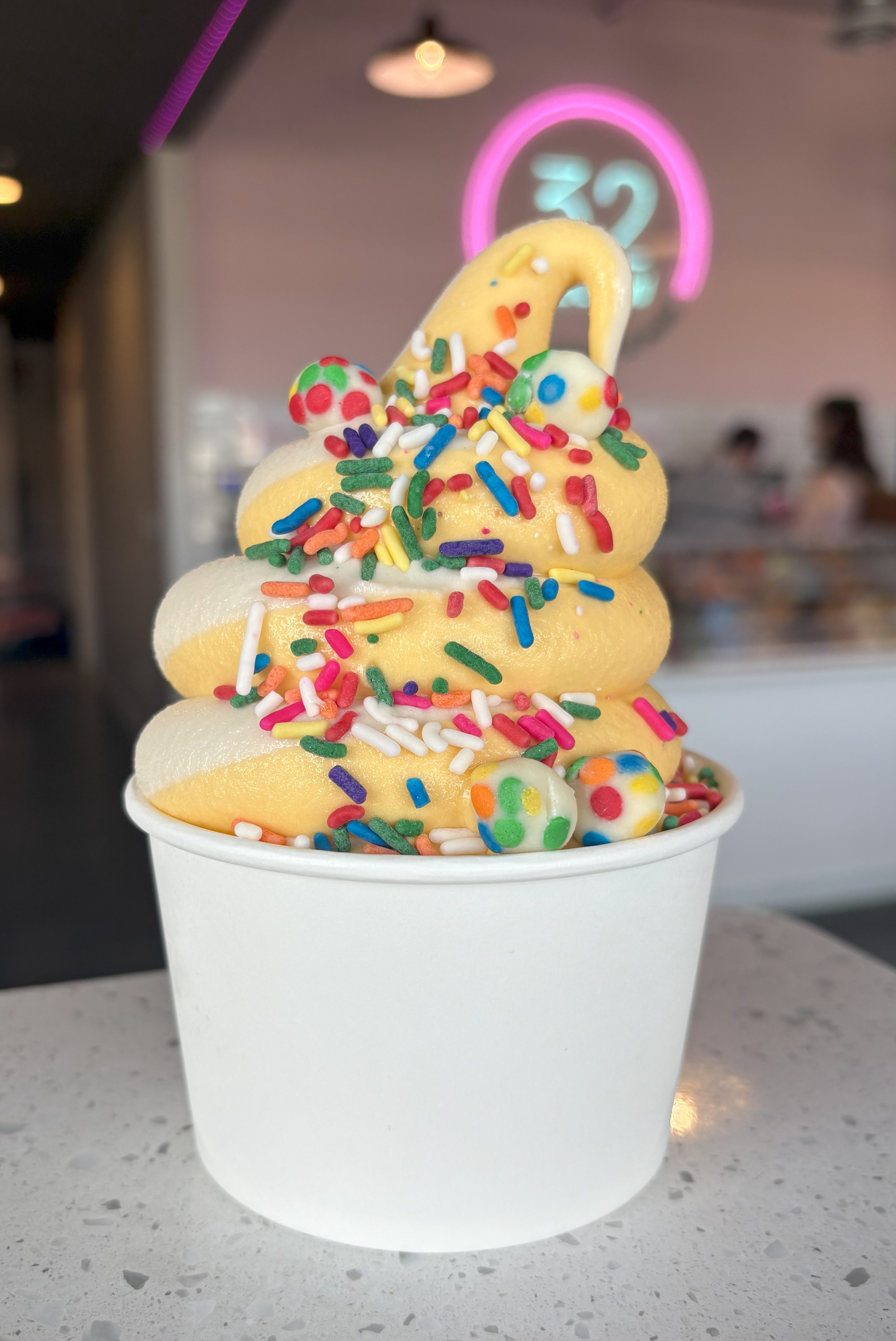 "Cake Batter Swirl "