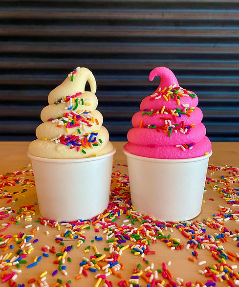 Two frozen yogurts